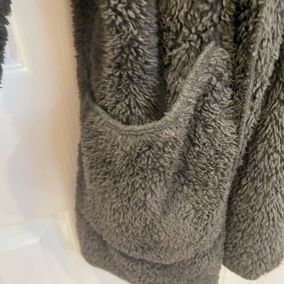 grey super soft teddy cardigan - Picture 8 of 9